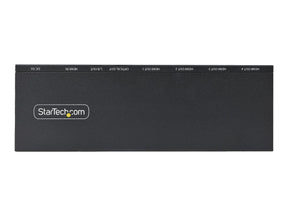 StarTech.com 4-Port HDMI Splitter, 4K 60Hz HDMI 2.0 Video, 1 In 4 Out HDMI Splitter, 4K HDMI Splitter w/Built-in Scaler, 3.5mm/Optical Audio Port, Durable Metal Housing, HDR/HDCP - 1x4 HDMI Display/Output Splitter (HDMI-SPLITTER-44K60S)