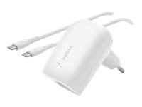 Belkin BoostCharge - Netzteil - PPS Technology - 30 Watt - 3 A - PD 3.0 (24 pin USB-C)