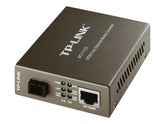 TP-LINK MC111CS - Medienkonverter - 100Mb LAN - 10Base-T, 100Base-FX, 100Base-TX - RJ-45 / SC Single-Modus - bis zu 20 km - 1550 (TX)