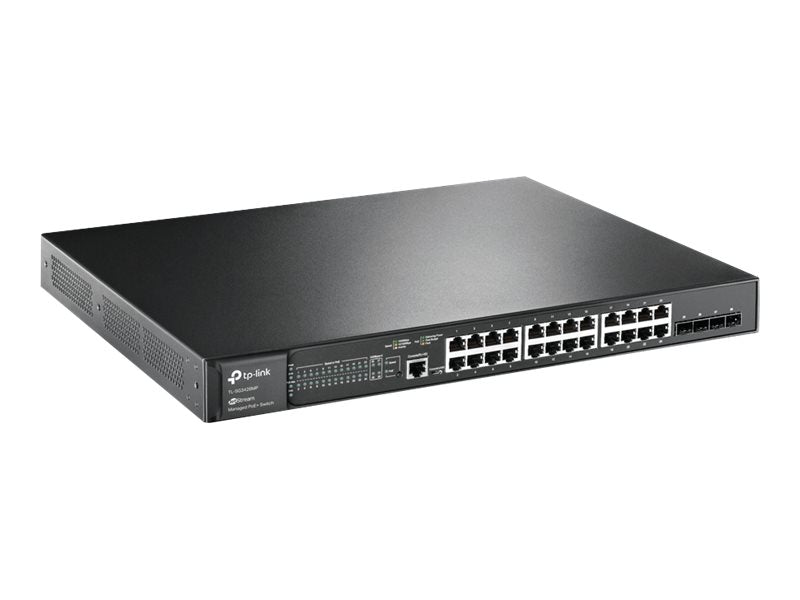 TP-LINK JetStream TL-SG3428MP - Switch - managed - 24 x 10/100/1000 (PoE+)