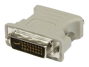 StarTech.com VGA auf DVI Monitor Adapter - St/Bu - Grau - VGA HD15 zu DVI-I Kupplung - VGA-Adapter - DVI-I (M)