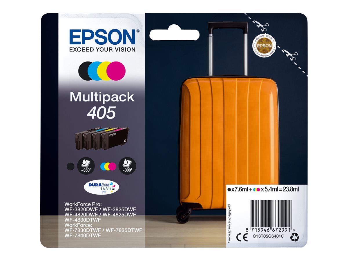 Epson 405 Multipack - 4er-Pack - Schwarz, Gelb, Cyan, Magenta