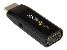 StarTech.com HDMI to VGA Adapter - Aux Audio Output - Compact - 1920x1200 - HDMI to VGA (HD2VGAMICRA)