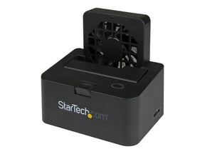 StarTech.com USB 3.0/ eSATA Dockingstation für SATA Festplatten - 2,5/3,5 HDD / SSD Docking Station mit UASP und Lüfter - Speicher-Controller - 2.5", 3.5" (6.4 cm, 8.9 cm)