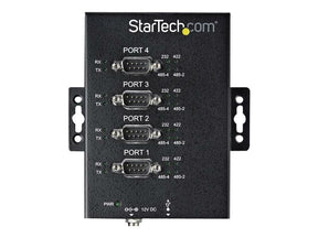 StarTech.com 4 Port industrieller USB auf RS232/ 422/ 485 Serieller Adapter