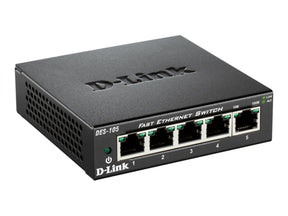 D-Link DES 105 - Switch - 5 x 10/100 - Desktop