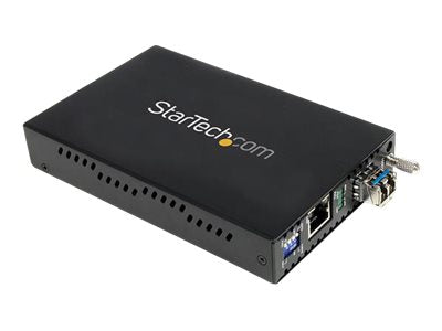 StarTech.com Gigabit Ethernet Single Mode LWL / Glasfaser LC Medienkonverter 40 km