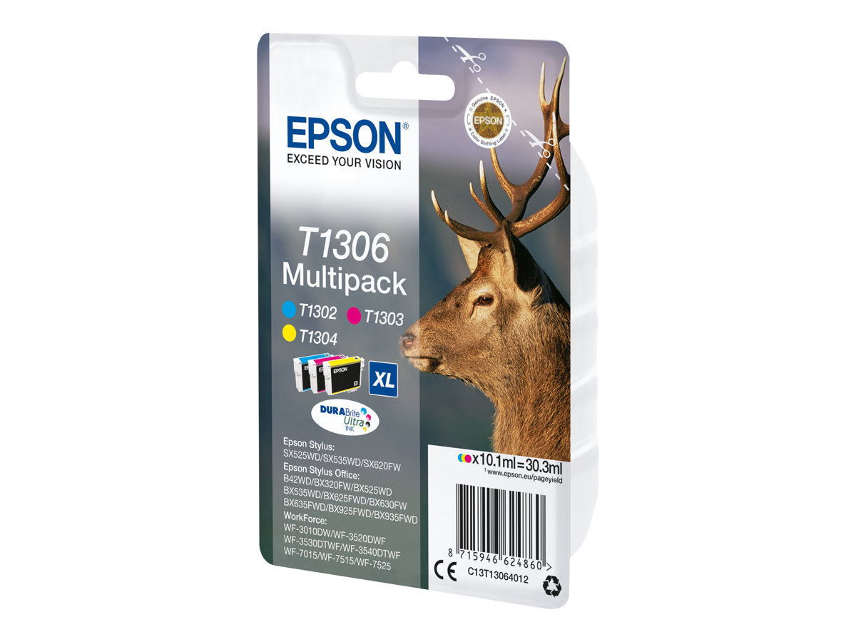 Epson T1306 Multipack - 3er-Pack - 30.3 ml - XL