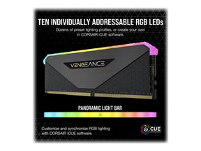 Corsair Vengeance RGB RT - DDR4 - Kit - 16 GB: 2 x 8 GB