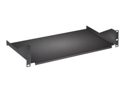 Intellinet 19" Cantilever Shelf, 2U, Fixed, Depth 400mm, Max 25kg, Black, Three Year Warranty - Rack - Regal - Schwarz, RAL 9005 - 2U - 48.3 cm (19")