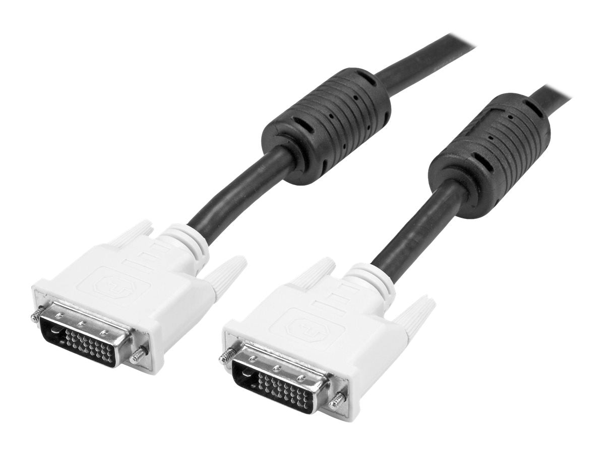 StarTech.com DVI-D Dual Link Kabel 5m (Stecker/Stecker) - DVI 24+1 Pin Monitorkabel Dual Link - DVI Anschlusskabel mit Ferritkernen - DVI-Kabel - Dual Link - DVI-D (M)