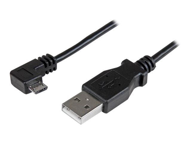 StarTech.com Micro USB Lade- und Sync-Kabel St/St - Rechts gewinkelt Micro-USB - 0,5m - USB-Kabel - Micro-USB Typ B (M)