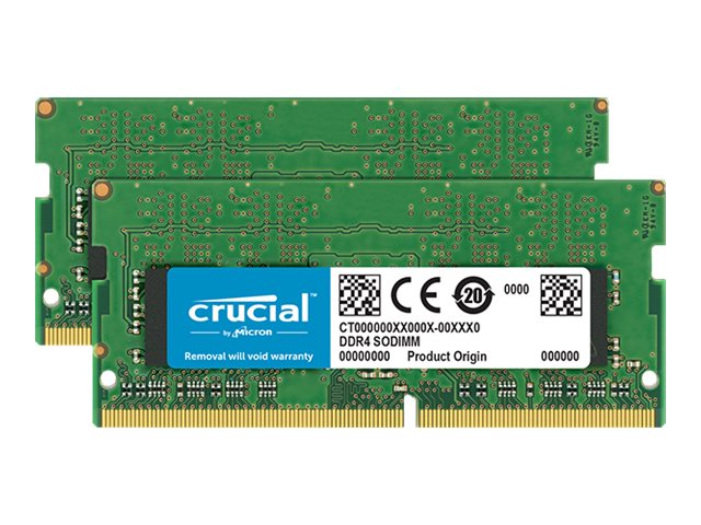 Crucial DDR4 - kit - 8 GB: 2 x 4 GB - SO DIMM 260-PIN