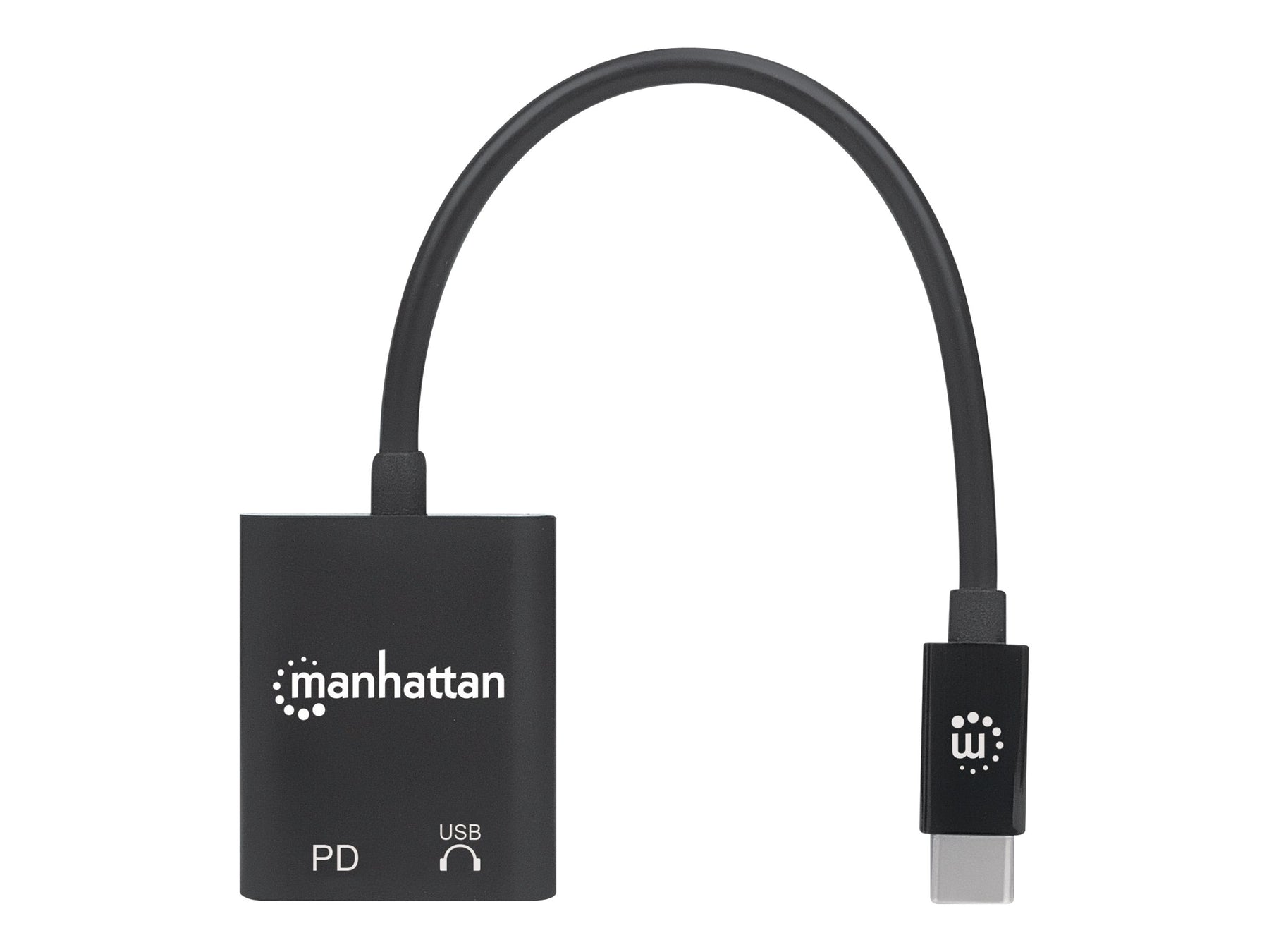 Manhattan USB-C to USB-C Audio Adapter and USB-C (inc Power Delivery)