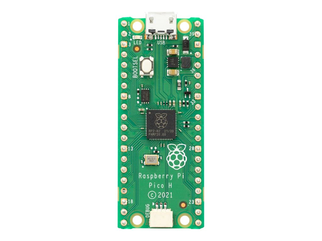 Raspberry Pi Pi Pico H - Development Board - Raspberry Pi RP2040 / 133 MHz