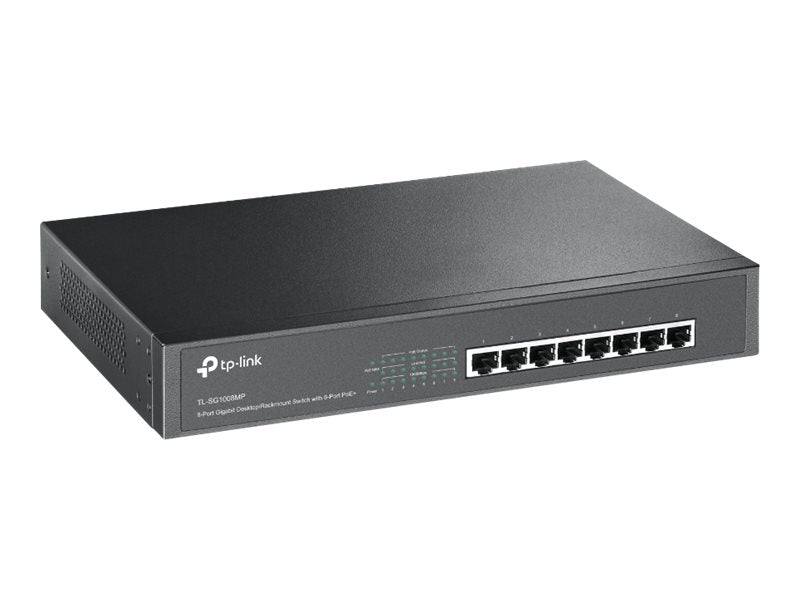 TP-LINK TL-SG1008MP - Switch - unmanaged - 8 x 10/100/1000 (PoE+)