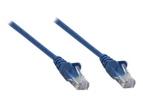 Intellinet Network Patch Cable, Cat6, 3m, Blue, Copper, U/UTP, PVC, RJ45, Gold Plated Contacts, Snagless, Booted, Polybag - Patch-Kabel - RJ-45 (M)