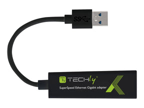 Techly USB 3.0 Gigabit Adapter - Netzwerkadapter