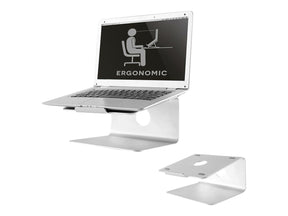 Neomounts NSLS050 - Aufstellung für Notebook - Gebürstetes Aluminium - Silber - Bildschirmgröße: 25.4-43.2 cm (10"-17")