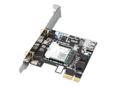 Gigabyte GC-WBAX200 - Netzwerkadapter - PCIe - 802.11a, 802.11b/g/n, 802.11ac Wave 2, Bluetooth 5.0, 802.11ax (Wi-Fi 6)