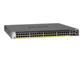 Netgear M4300-52G-PoE+ - Switch - L3 - managed - 2 x 10/100/1000/10000 + 2 x 10 Gigabit SFP+ + 48 x 10/100/1000 (PoE+)