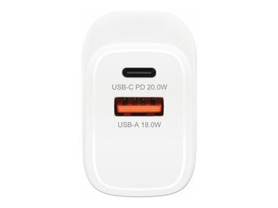 Manhattan Wall/Power Mobile Device Charger (Euro 2-pin)