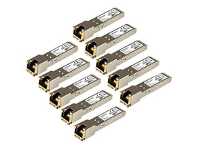 StarTech.com Gigabit RJ45 Kupfer SFP Transceiver Modul - Cisco GLC-T kompatibel - 1000Base-T - Mini-GBIC - 10er Pack - SFP (Mini-GBIC)-