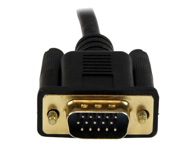 StarTech.com HDMI to VGA Cable - 10 ft / 3m - 1080p - 1920 x 1200 - Active HDMI Cable - Monitor Cable - Computer Cable (HD2VGAMM10)