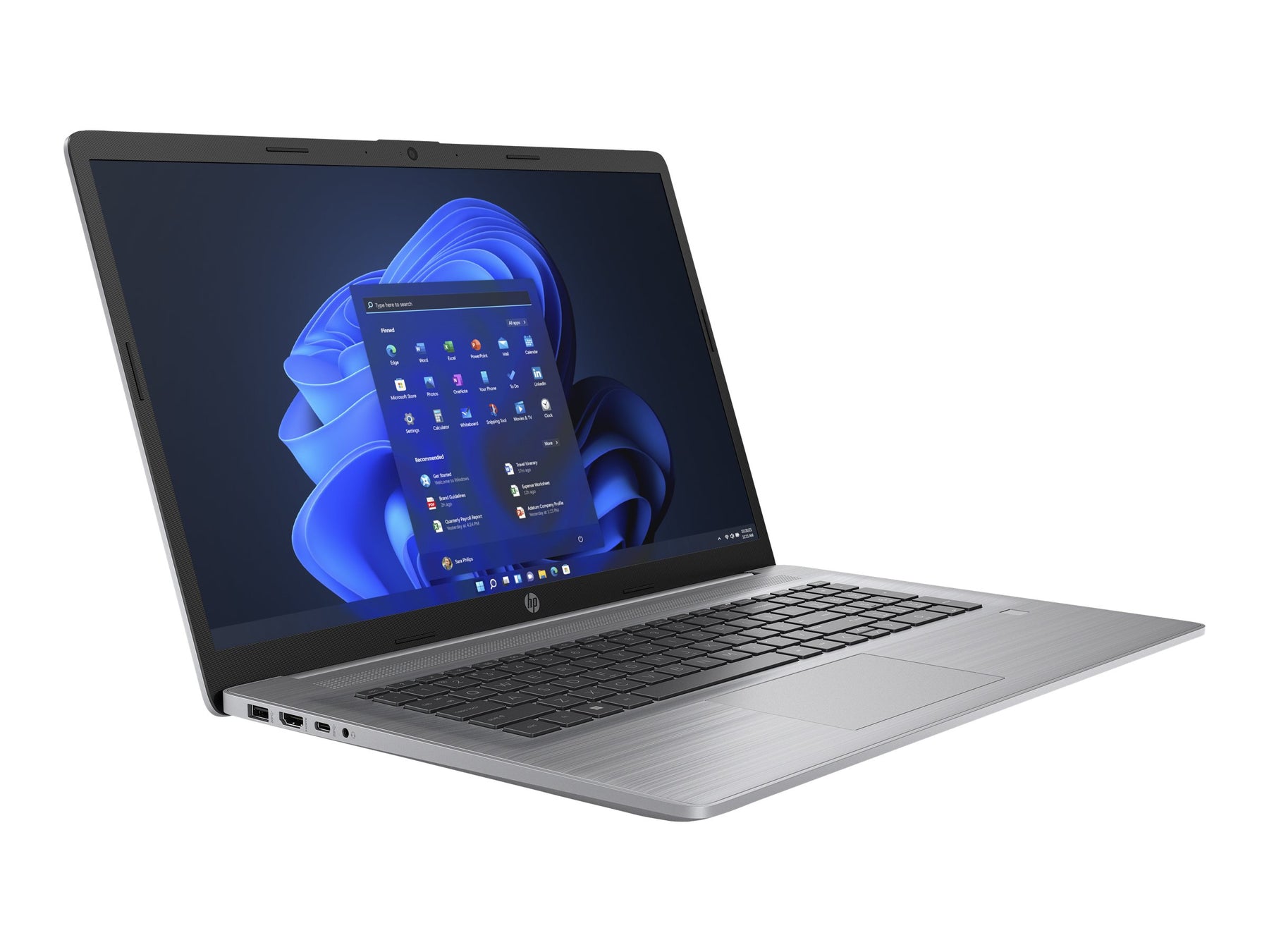 HP 470 G9 Notebook - Intel Core i5 1235U / 1.3 GHz - vPro - Win 11 Pro - Iris Xe Graphics - 8 GB RAM - 256 GB SSD NVMe, HP Value - 43.9 cm (17.3")