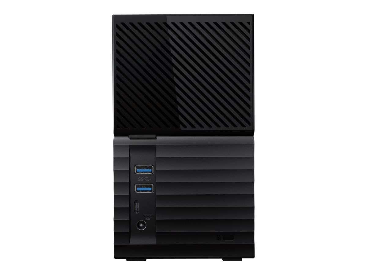 WD My Book Duo WDBFBE0240JBK - Festplatten-Array - 24 TB - 2 Schächte - HDD 12 TB x 2 - USB 3.1 Gen 1 (extern)