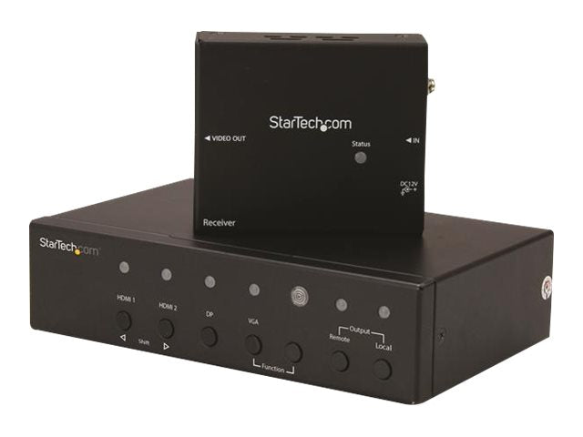 StarTech.com Multi-Input HDBaseT Extender mit eingebautem Switch