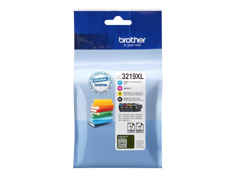 Brother LC3219XL Value Pack - 4er-Pack - XL - Schwarz, Gelb, Cyan, Magenta