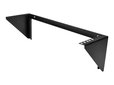 StarTech.com 19 Zoll 3HE Wandhalter Rack Mount vertikal - 3U Rack Bracket 19 Wandverteiler in Stahl schwarz - Open Frame - Halterung - geeignet für Wandmontage - Schwarz - 3U - 48.3 cm (19")