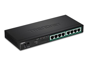 TRENDnet TPE TG84 - Switch - 8 x 10/100/1000 (PoE+)