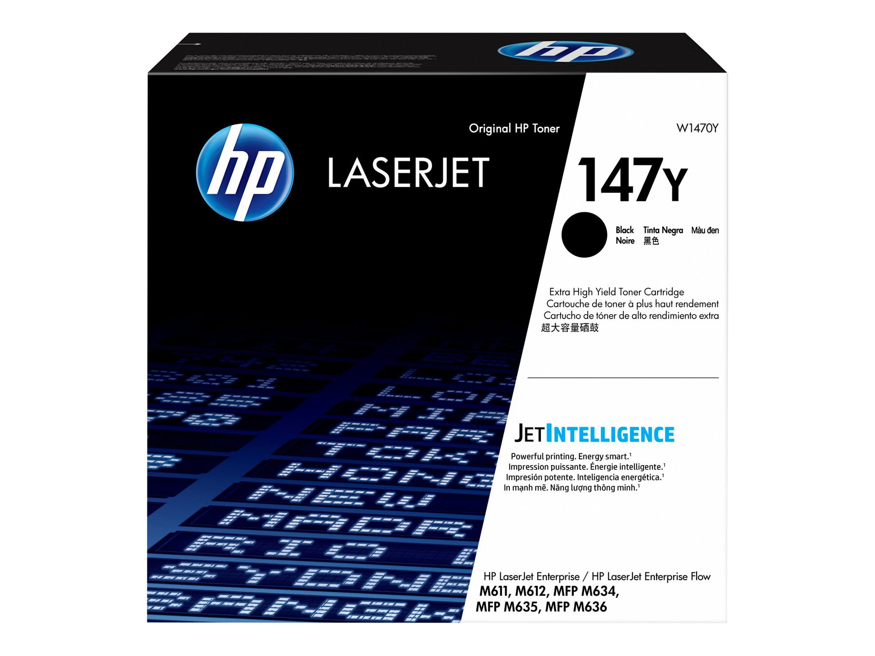 HP 147Y - Besonders hohe Ergiebigkeit - Schwarz - Original - LaserJet - Tonerpatrone (W1470Y)