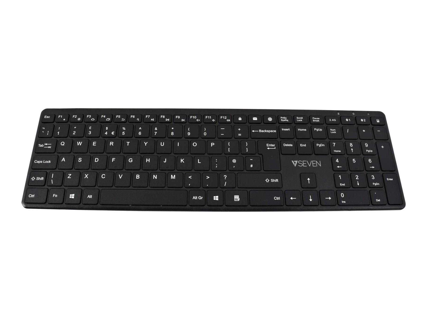 V7 KW550UKBT - Tastatur - Bluetooth, 2.4 GHz