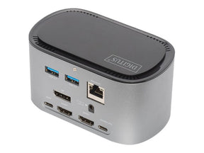 DIGITUS 11-Port USB-C Docking Station mit SSD-Gehäuse (M.2)