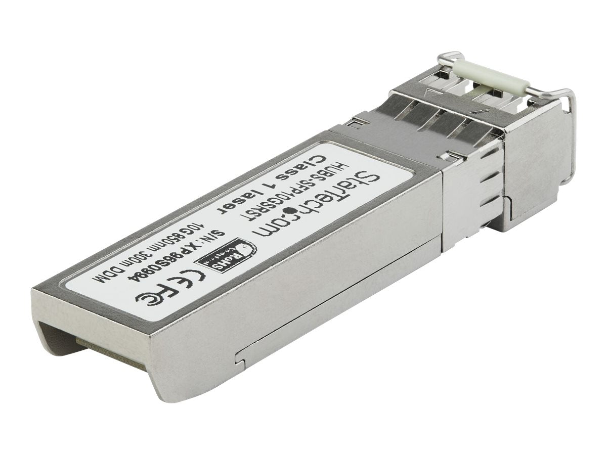 StarTech.com SFP10GSREMST Transceiver Modul (SFP+ Module, 10GBase-SR Dell EMC kompatibel, Glasfaser, 850nm, LC Multimode mit DDM)