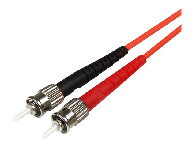 StarTech.com 5m Fiber Optic Cable - Multimode Duplex 50/125 - LSZH - LC/ST - OM2 - LC to ST Fiber Patch Cable - Patch-Kabel - ST multi-mode (M)