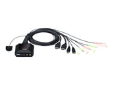 ATEN CS22H - KVM-/Audio-/USB-Switch - 2 x KVM/Audio/USB