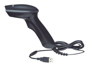 Manhattan Long Range CCD Handheld Barcode Scanner, USB, 500mm Scan Depth, Cable 1.5m, Max Ambient Light 30,000 lux (sunlight)