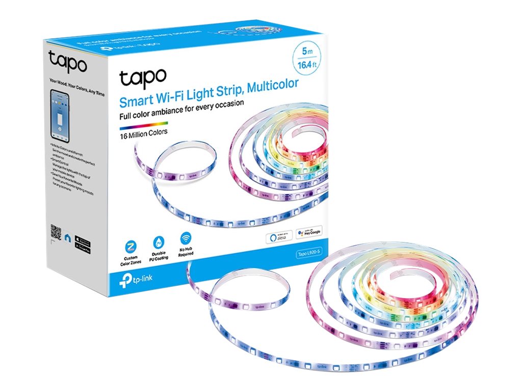 TP-LINK Tapo L920-5 - Leuchtstreifen - LED - 13.5 W - 16 Millionen Farben