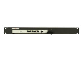 Rackmount.IT RM-CI-T4 - Netzwerk-Einrichtung - Rack montierbar - Jet Black, RAL 9005 - 1U - 48.3 cm (19")