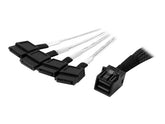 StarTech.com Internes Mini-SAS auf SATA Kabel - SFF-8643 zu 4x SATA - 1m - SATA- / SAS-Kabel - 4x Mini SAS HD (SFF-8643)