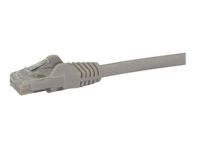 StarTech.com 50cm Cat6 Gigabit Snagless Patchkabel - RJ45 UTP Netzwerkkabel mit Schutzmanschette - Cat 6 Kabel - Grau - Patch-Kabel - RJ-45 (M)