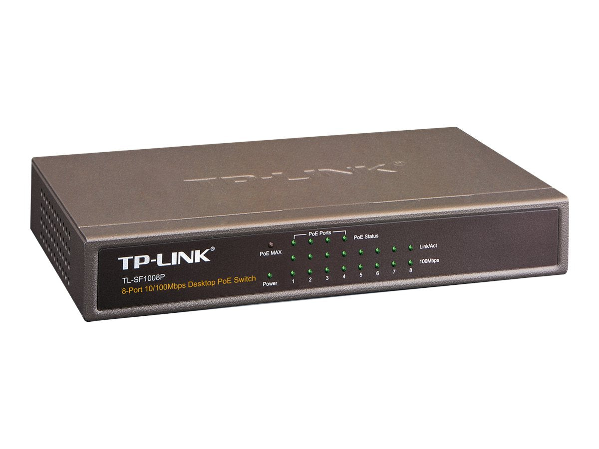 TP-LINK TL-SF1008P - Switch - 4 x 10/100 (PoE)