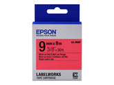 Epson LabelWorks LK-3RBP - Schwarz auf rot - Rolle (0,9 cm x 9 m)