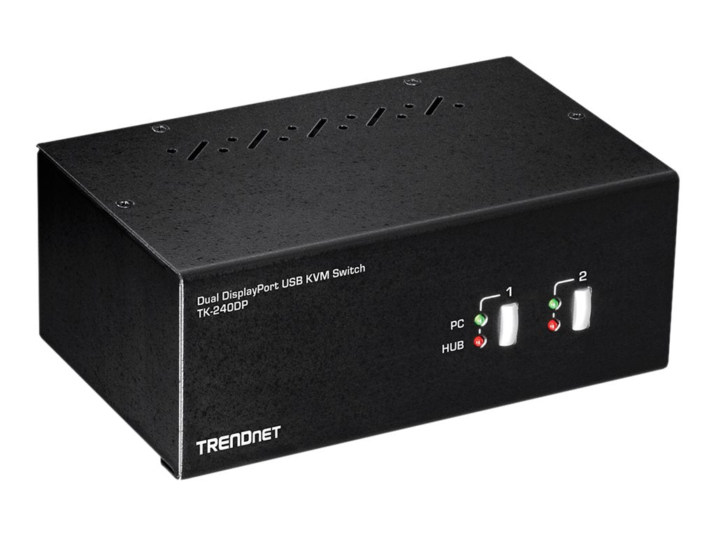 TRENDnet TK-240DP - KVM-/Audio-/USB-Switch - 2 x KVM/Audio/USB