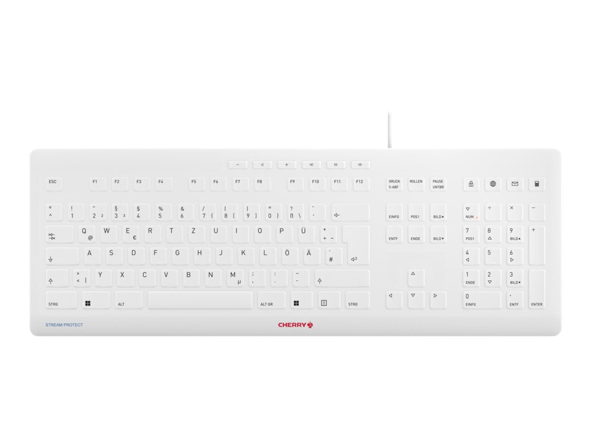 Cherry STREAM - Tastatur - USB - Deutsch - Tastenschalter: CHERRY SX