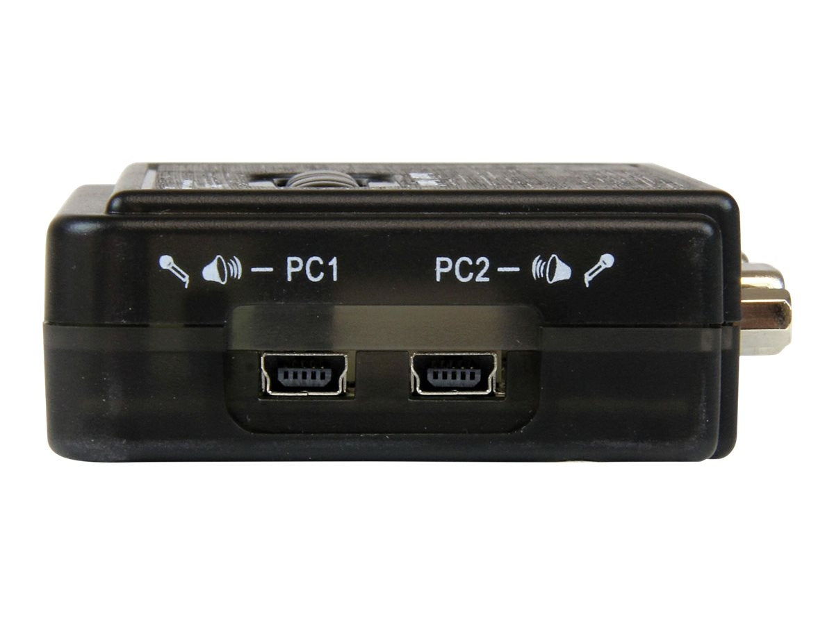 StarTech.com 2 Port USB KVM Switch Kit mit Audio und Kabeln